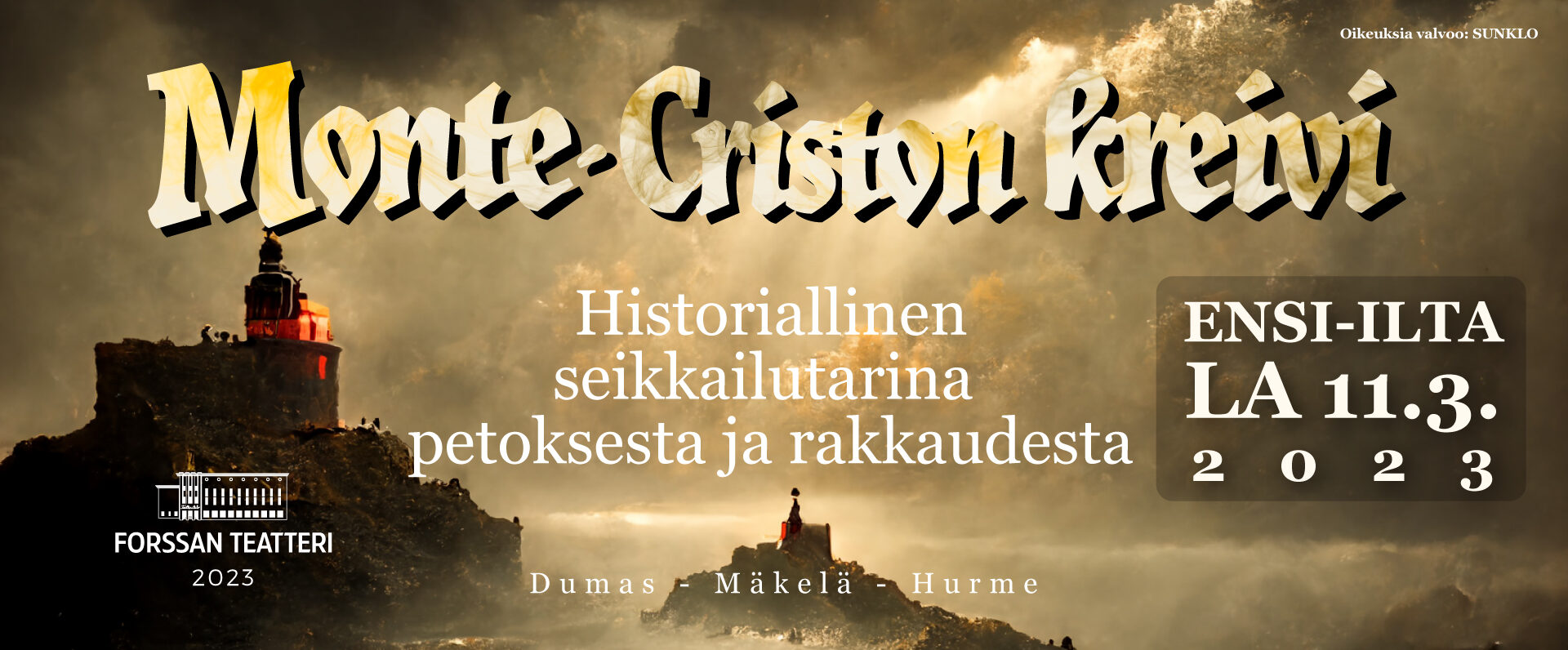 Teatteriretki Forssan Teatteriin, Monte Criston kreivi