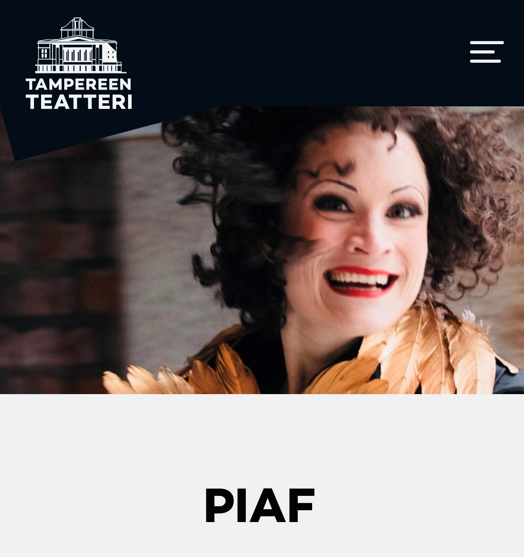 Retki Tampereen Teatteri, Piaf - Ilmoittautuminen päättynyt-Tarkista muuttunut lähtöaika täältä