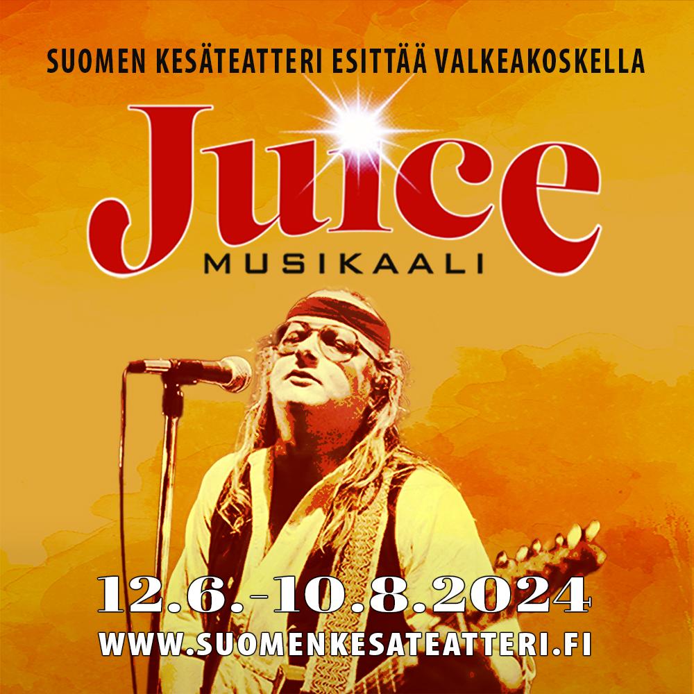 Omatoimiretki Valkeakosken kesäteatteriin, Juice-Musikaali, ilmoittautuminen 17.6. mennessä