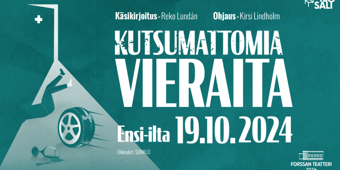 Omatoimiretki Forssan teatteri, Kutsumattomia vieraita. Lippuvaraukset Forssan teatterista 6.11.-14.12.