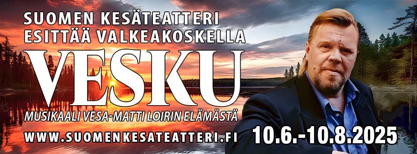 Omatoimiretki Valkeakosken kesäteatteri, musikaali Vesa-Matti Loirin elämästä. Ilmoittautuminen päättynyt. Ennakkoilmoittautunut, muistathan käydä maksamassa matkan piakkoin!