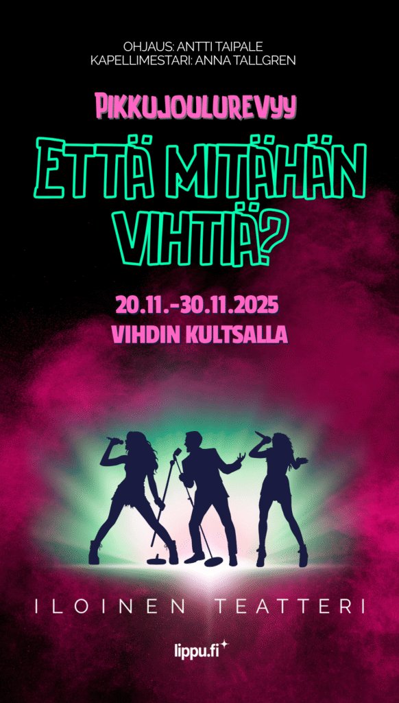 Omatoimiretki Vihdin Iloinen Teatteri, Että mitähän Vihtiä! Ilmoittautuminen sivun alalaidan lomakkeella 20.10. mennessä