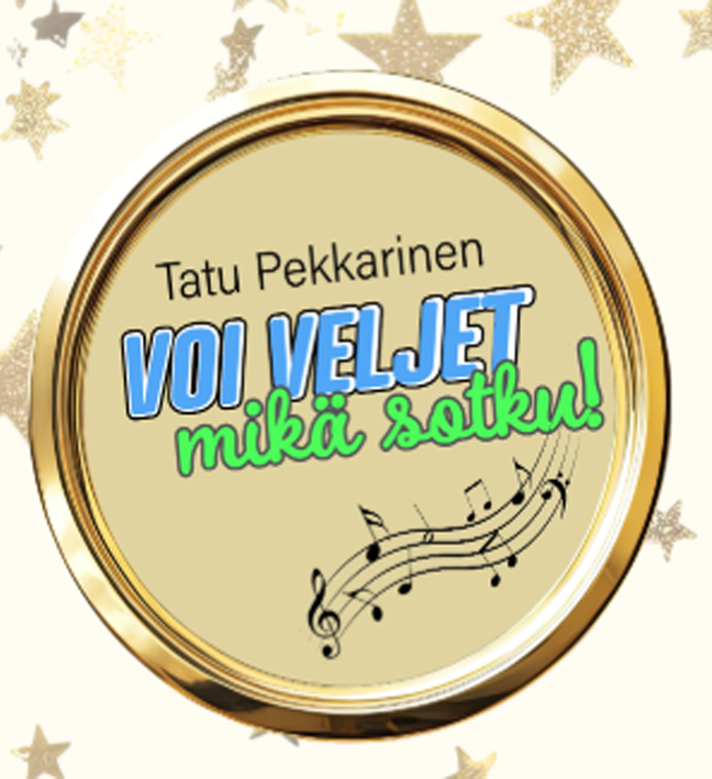 Omatoimiretki, Viialan teatteri, Voi veljet, mikä sotku. Näytökset 14.11.2025-30.1.2026. Lippuvaraus suoraan teatterin kassalta.