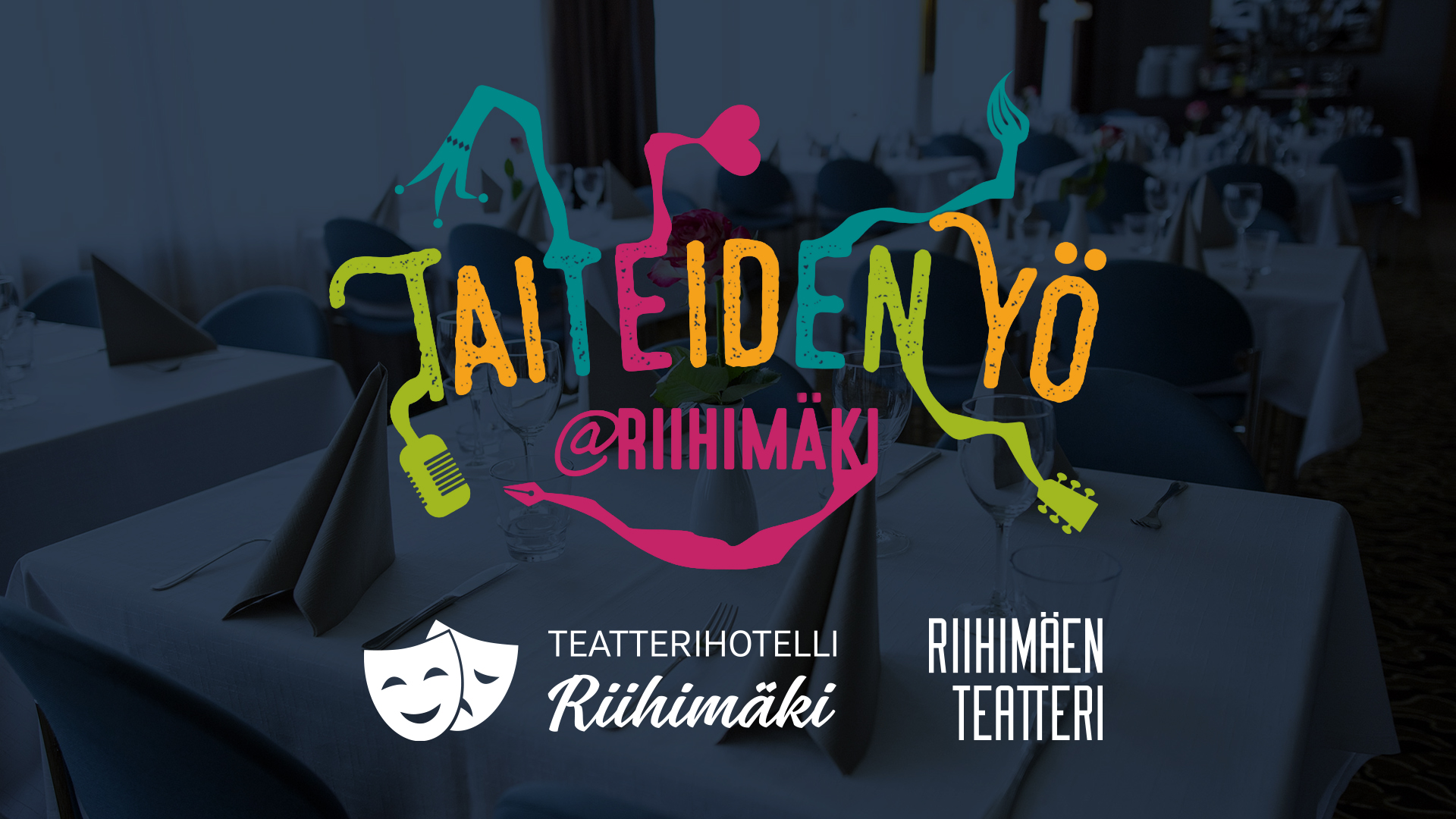 Omatoimiretki Taiteiden yö Riihimäen  teatteri,  avoimet harjoitukset ja kummitustarinoita